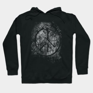 3D Peace Sign - One Love - Graffiti - Grunge Hoodie